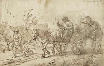 Matthias Scheits: una famiglia contadina con il carro a cavallo