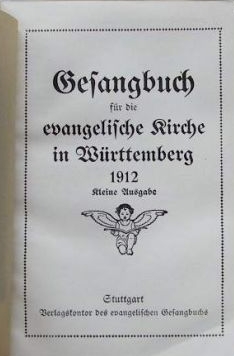 libro di canto della Chiesa protestante in Württemberg