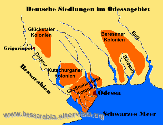 deutsche Kolonien im Bezirk Odessa